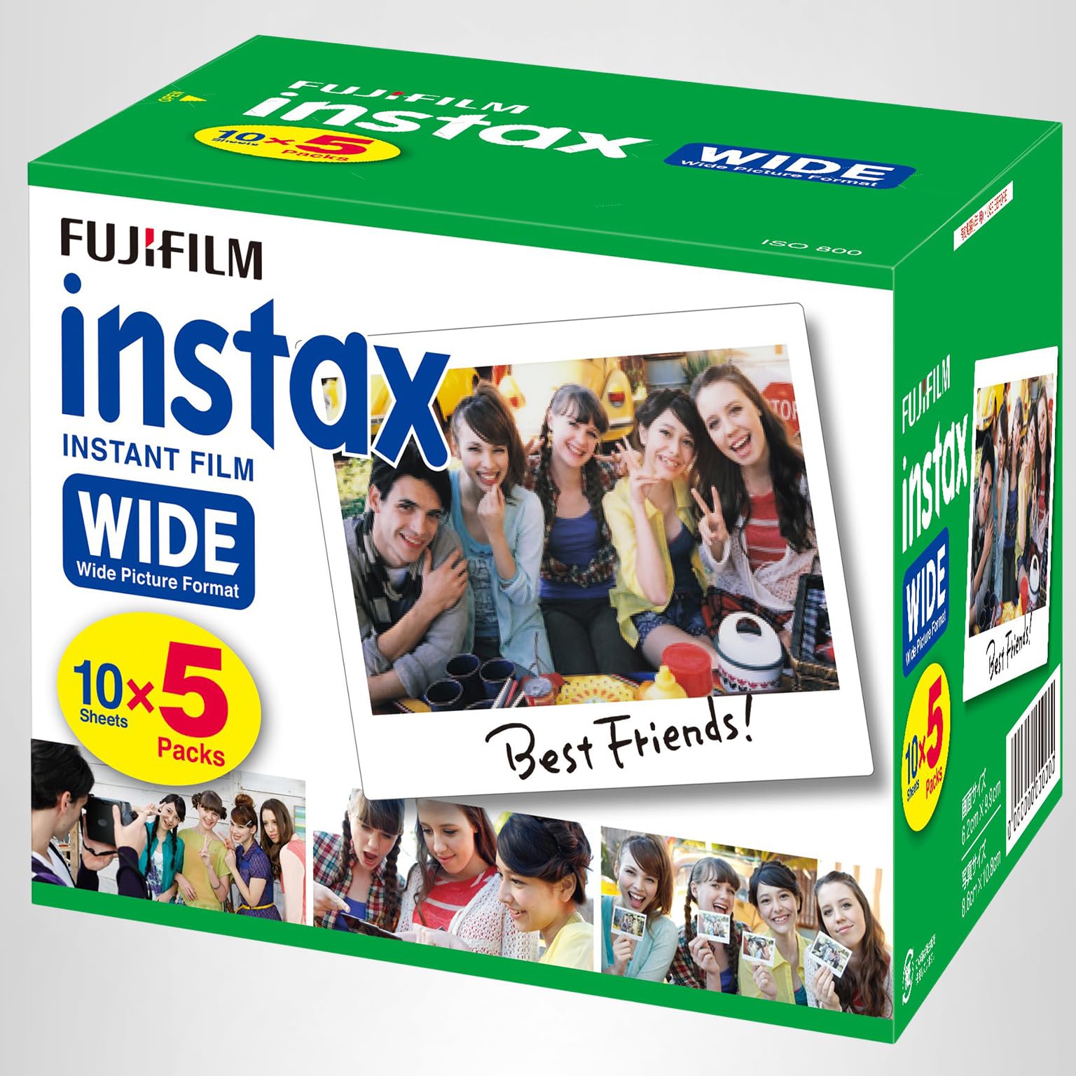 Amazon | FUJIFILM インスタントカメラ ワイド用フィルム 50枚入